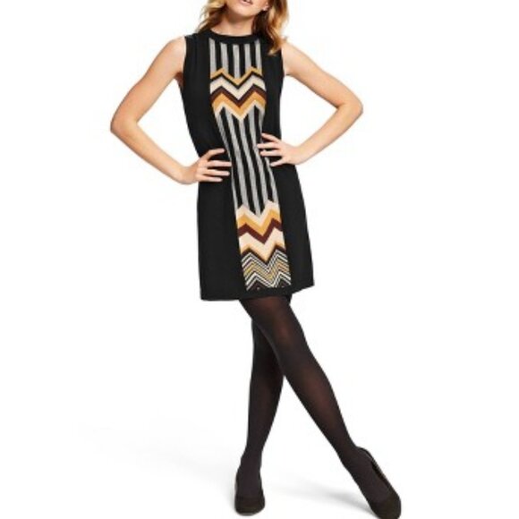 Missoni for Target Limited Edition Black Chevron Zig Zag Mini Dress - Picture 1 of 4